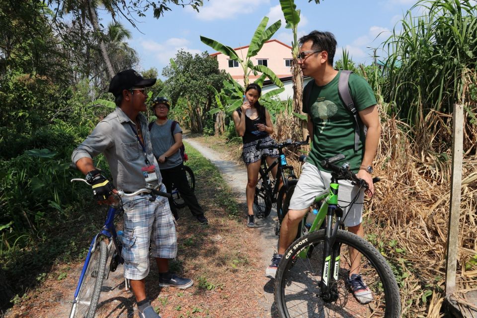 Bangkok: Bike and Canal Boat Tour With Lunch - Authentic Thai Lunch Experience