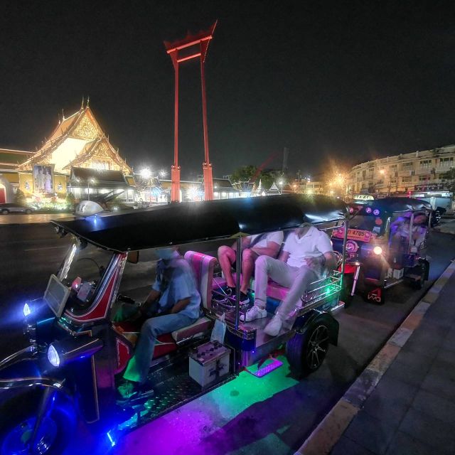 Bangkok: Old Town Food Tasting Tuk Tuk Tour at Night - Inclusions and Exclusions