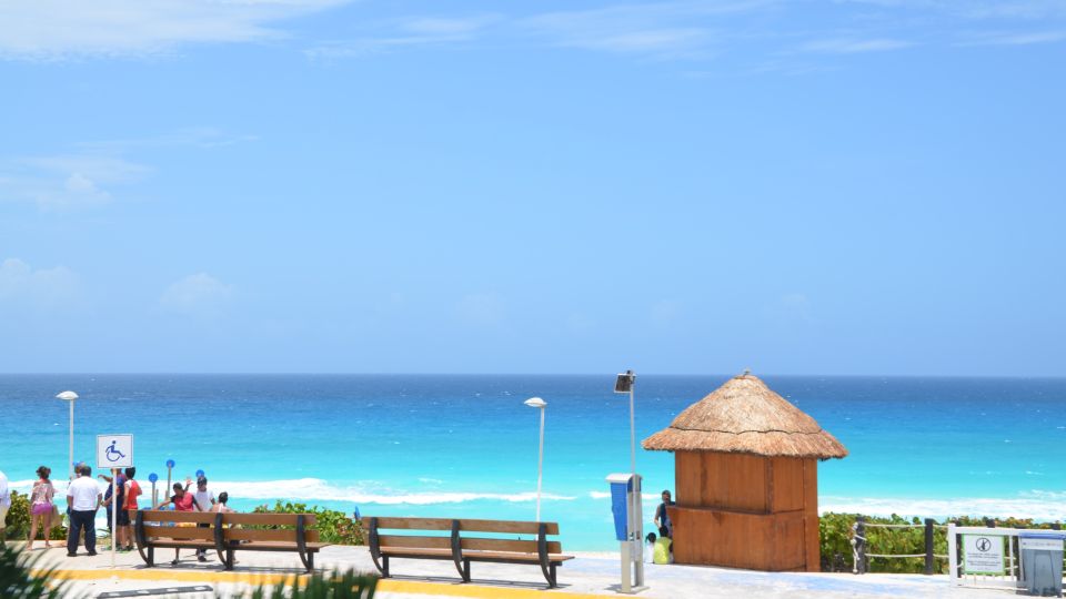 Cancun: Hop-on Hop-off Tour & Hard Rock Beach Club Ticket - Admire the Caribbean Turquoise Waters