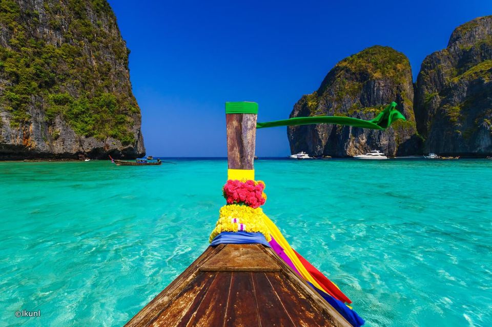 From Phi Phi:Watch Sunset at Maya Bay, Planktron and Snorkel - Sunset at Maya Bay