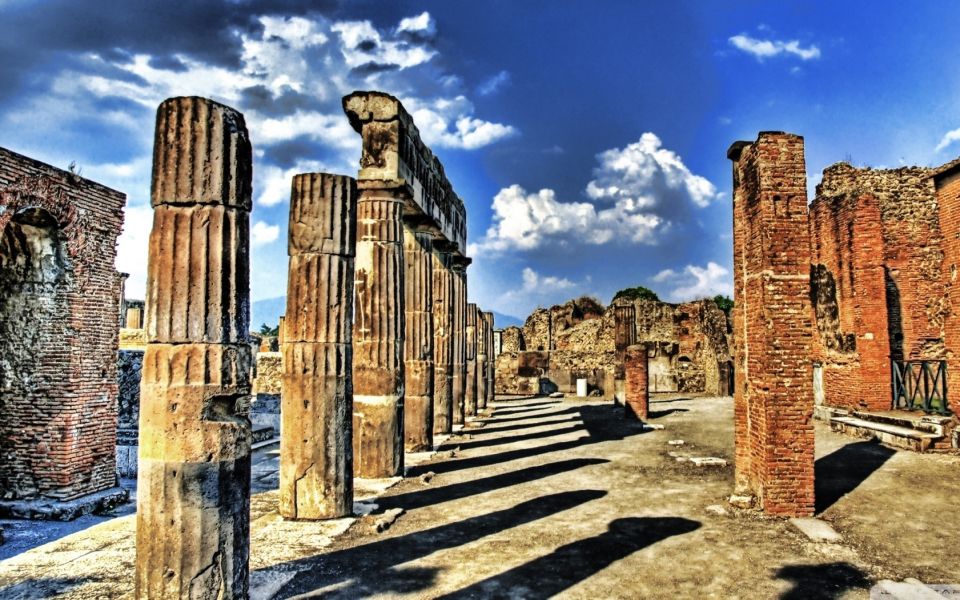 From Sorrento: Full-Day Pompeii & Wine Tasting Tour - Local Cuisine and Wines