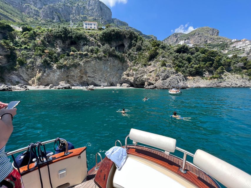 From Sorrento: Positano Private Boat Tour Full Day - Not Allowed