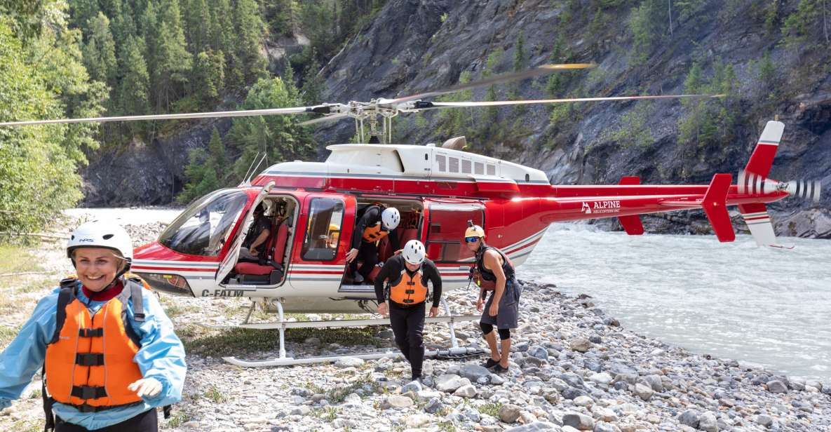 Golden: Kicking Horse River Half-Day Heli Whitewater Rafting - Helicopter Access