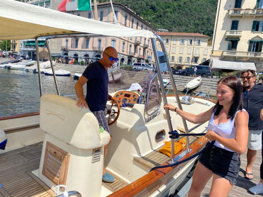 Lake Como: Villas & Gardens SpeedBoat Private Tour - Inclusions and Captain Information