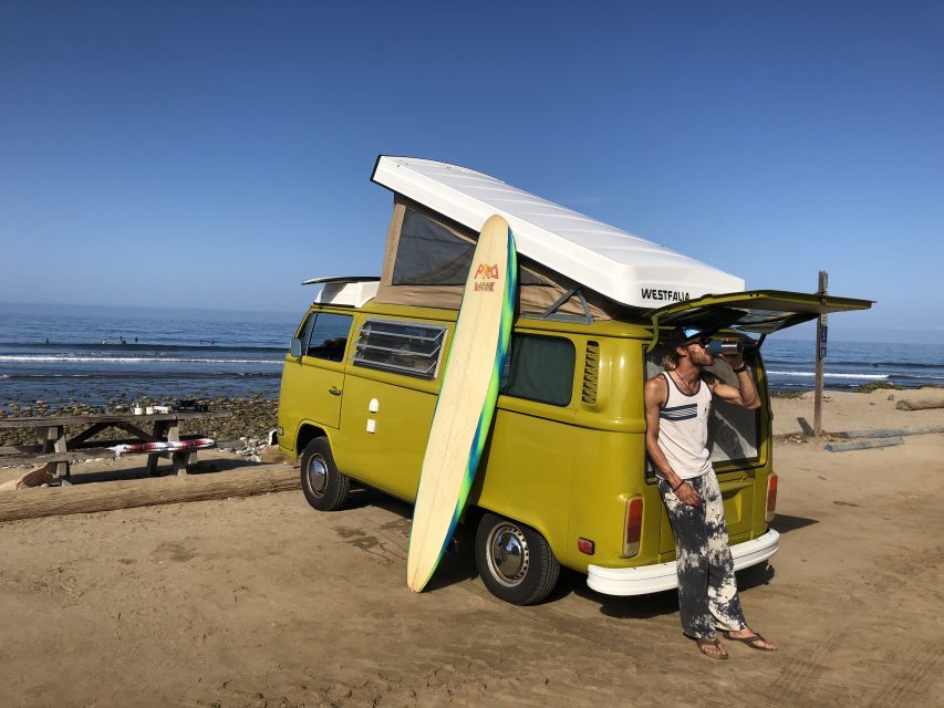 Malibu Beach: Surf Tour in a Vintage VW Van - Meeting Point and Pickup