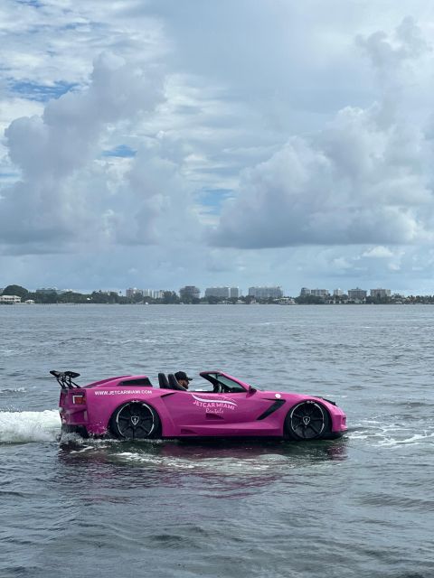 Miami Beach: Jetcar Rental 1 Hour 300$ Due at Check-In - Included Amenities and Features