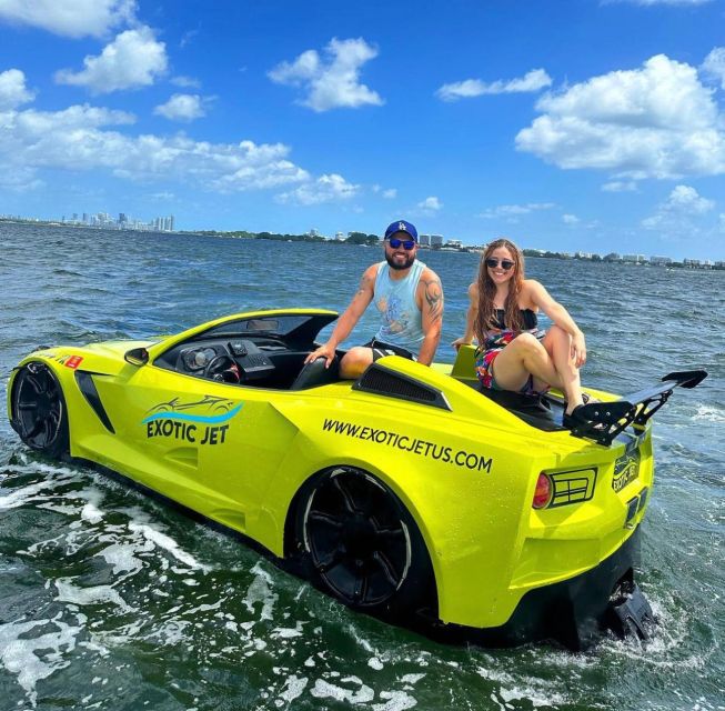 Miami Jetcar: 2person Jetcar Rental 30MIN 200$ Due@ Check-In - Transportation to Floating Island