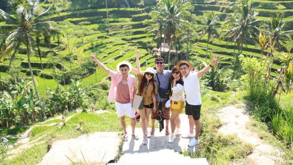 Monkey Forest, Temple, Waterfall & Rice Terrace in Ubud Tour - Tegenungan Waterfall Sightseeing