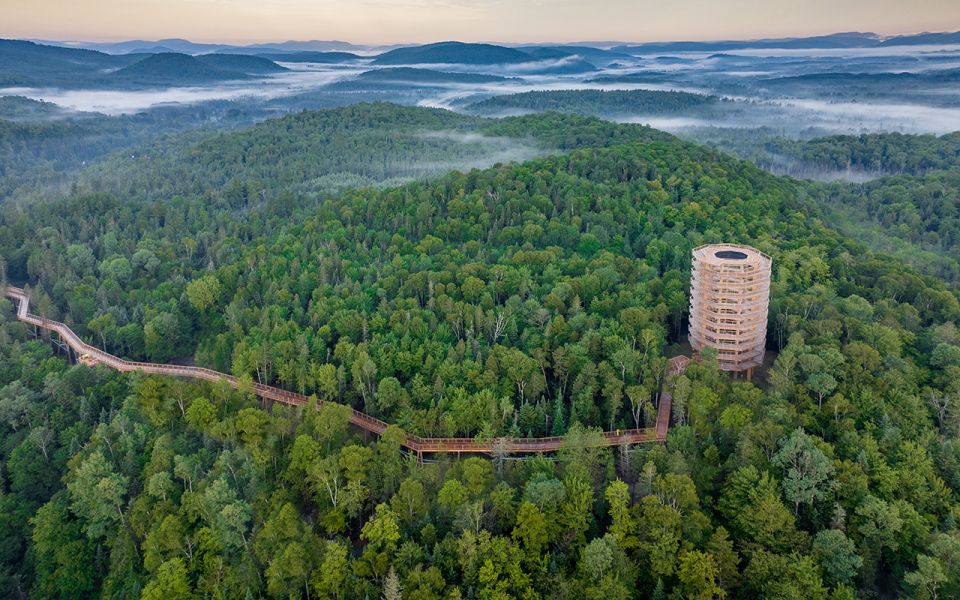 Mont-Tremblant: Laurentians Treetop Observatory and Walk - Getting to the Treetop Walk