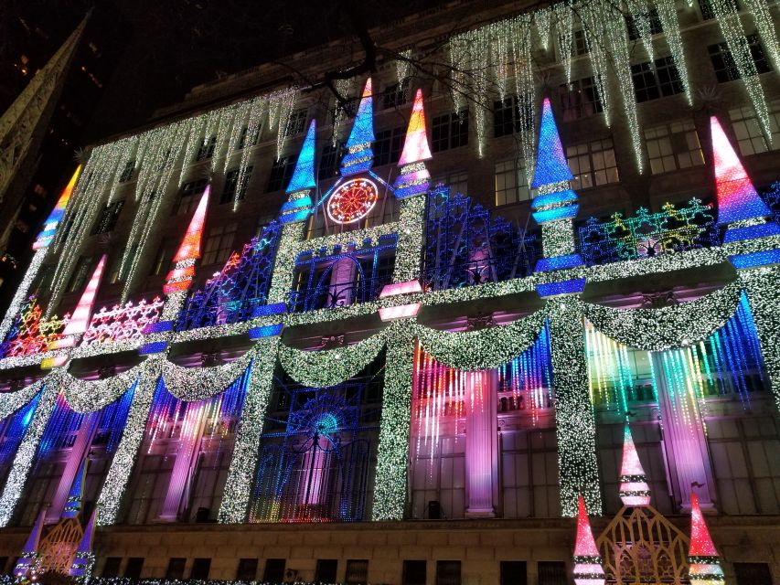 New York City: Holiday Lights Extravaganza Walking Tour - Fifth Avenue Retailer Displays