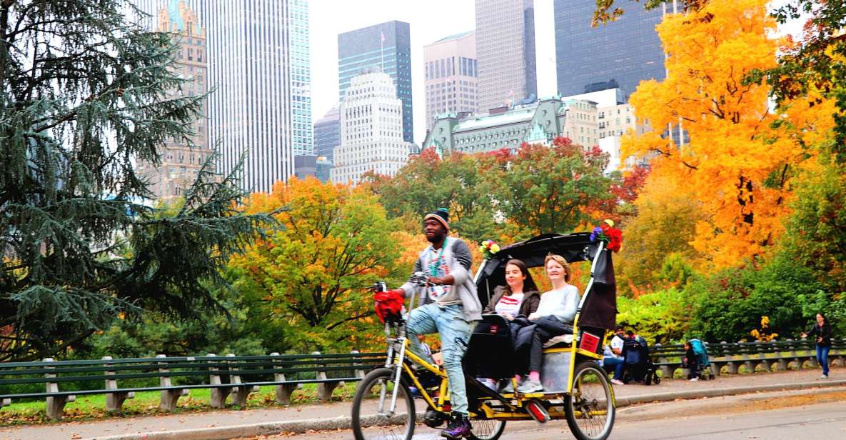 New York City: Pedicab Tour Through Central Park - Honoring John Lennon at Strawberry Fields