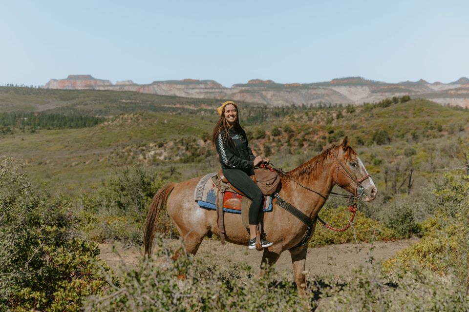 Orderville: Checkerboard Evening Shadow Horseback Ride - Inclusions and Exclusions