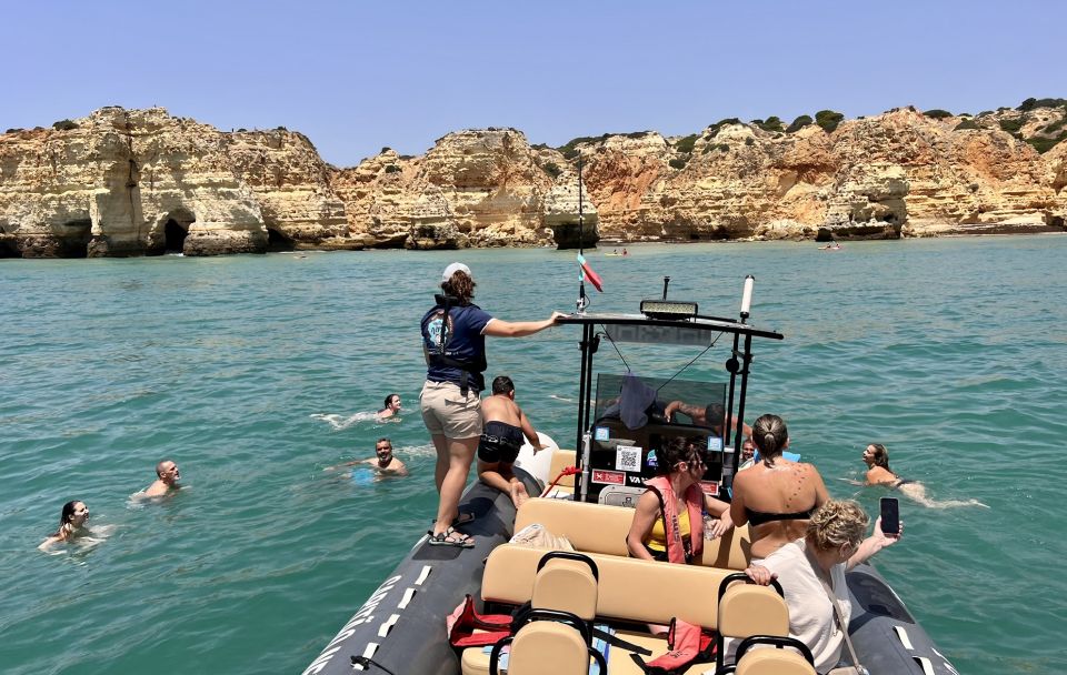 Portimão: Dolphin Watch & Benagil Caves With Biologist Guide - Exploration of Rock Formations