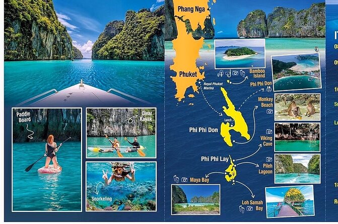 Premium Phi Phi, Bamboo Island Tour Speedcatamaran - Tour Inclusions