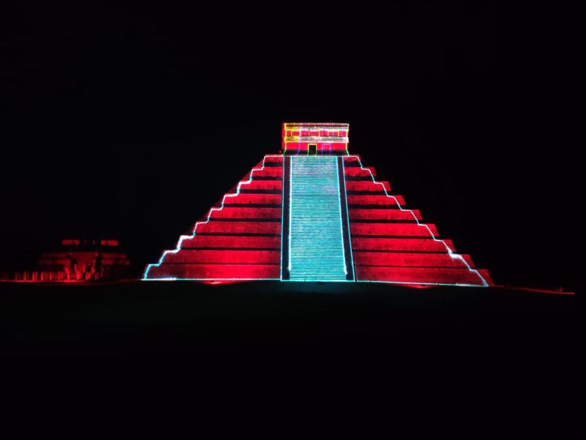 Private Tour: Chichen Itza at Night, Cave Adventure & Dinner - Chichen Itza Night Experience