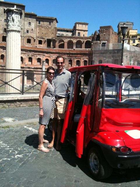 Rome: 4-Hour Private Afternoon Golf Cart City Tour - Key Landmarks Visited