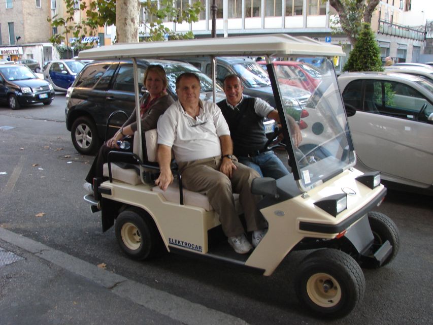 Rome: Private Customizable 3-Hour Golf Cart City Tour - Convenience and Comfort