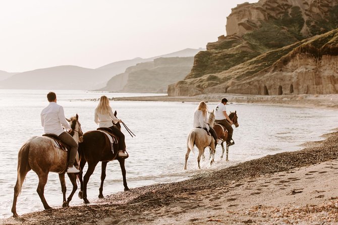 Santorini: Horse Riding to the Black Sandy Beach (Eros Beach) - Additional Tour Information