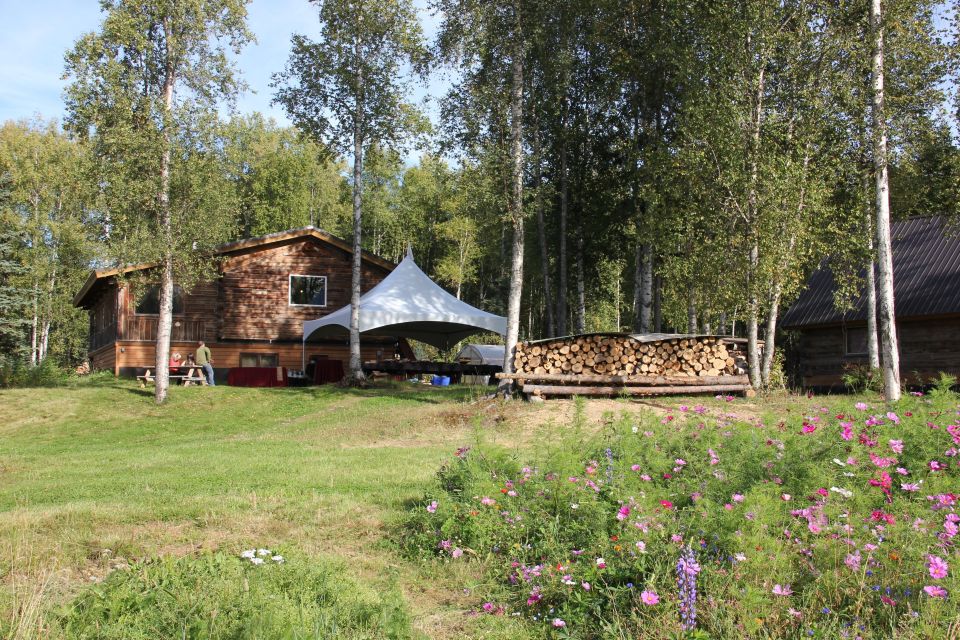 Talkeetna: A Walk in the Woods...with Reindeer! - Historic Cabin Murals