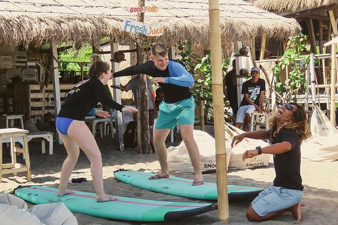 The Funniest Private 2 Hour Surf Lesson, Canggu - Group Size and Rates