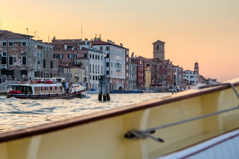 Venice: Sunset Cruise by Typical Venetian Boat - Enjoying the Prosecco and Views