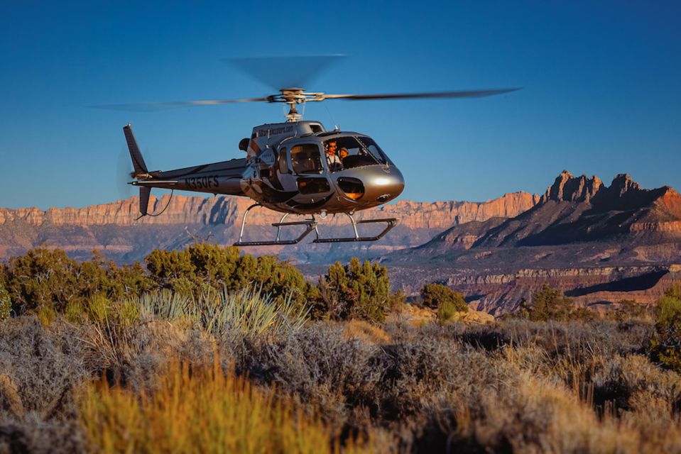 Zion National Park, Canaan Cliffs: Extended Helicopter Tour - Directions