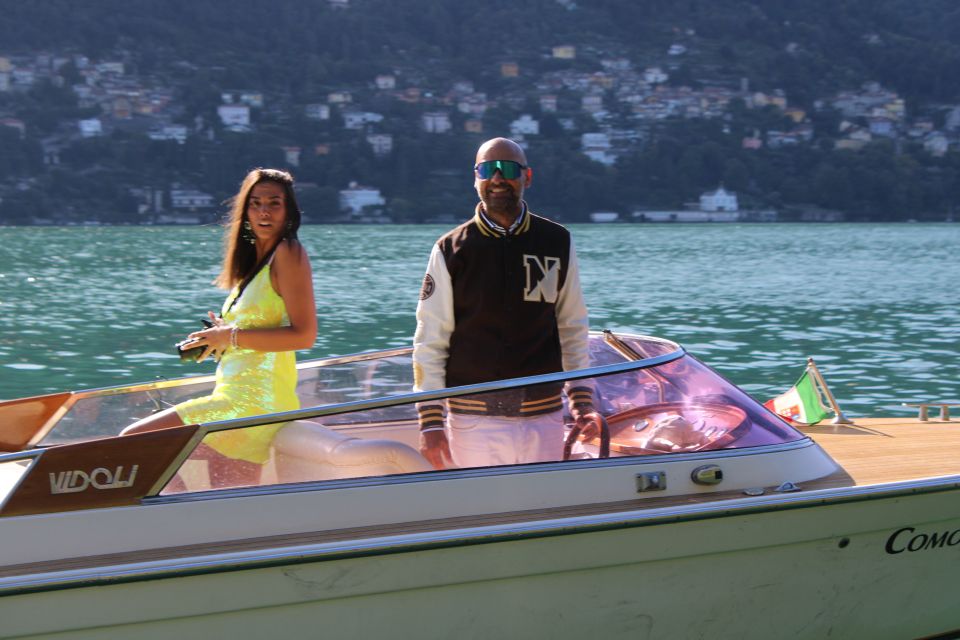 Como Lake: Model for a Day on Boat and Photo Shooting - Luxury Experience on Lake Como