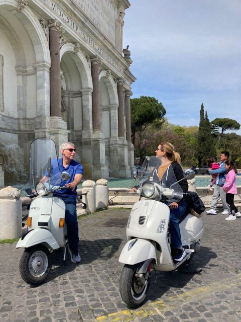 Fantastic Vespa Tour With Driver in Rome - Frequently Asked Questions