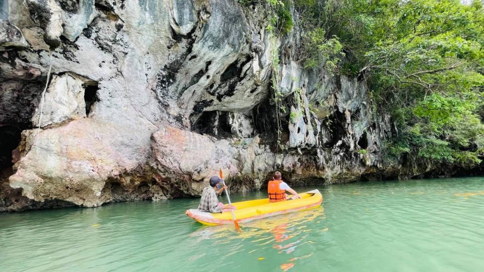 From Phuket: Phang Nga Bay and Canoeing Tour by Big Boat - Canoeing Through Caves