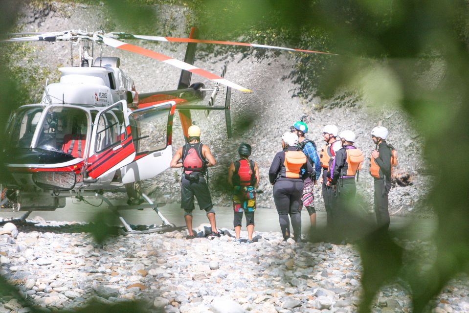 Golden: Kicking Horse River Half-Day Heli Whitewater Rafting - Transportation Details