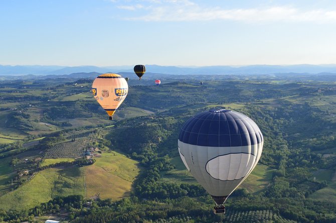 Hot Air Balloon Flight Over Tuscany From Siena - Celebration Upon Landing