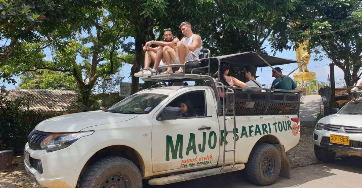 Koh Samui: 4x4 Sightseeing Safari & Elephant Sanctuary Tour - Booking Details and Restrictions