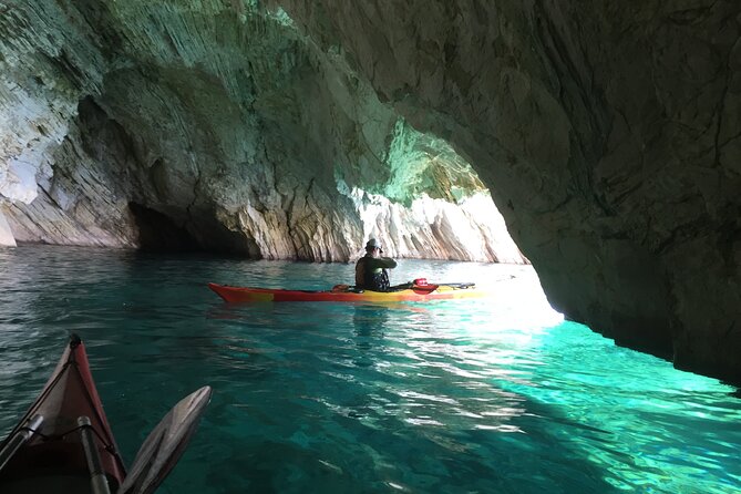 Lefkada Kayak : Explore Blue Cave With a Taste of Greece - Flexible Cancellation Policy Offered