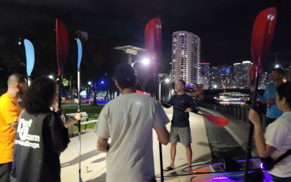 Miami: Guided LED-LIT Kayak Night Tour With Drinks - Recap