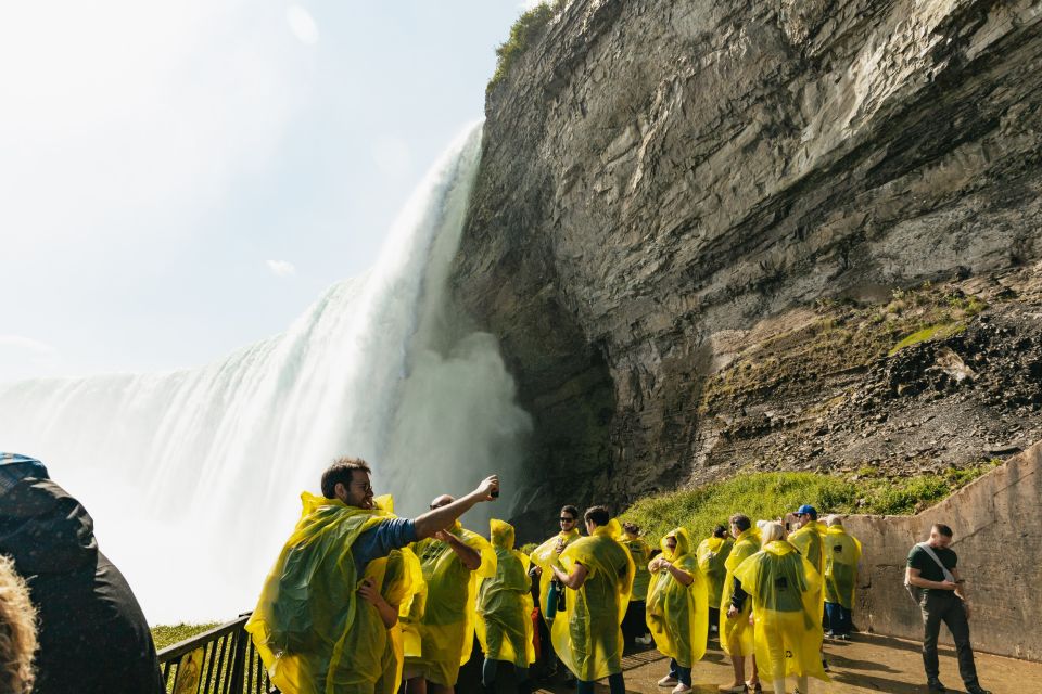 Niagara Falls, Canada: First Boat Cruise & Behind Falls Tour - Tour Inclusions and Exclusions