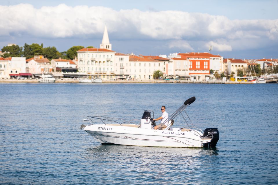 POREČ PRIVATE SNORKELING AND PANORAMIC TOUR - Tour Duration and Capacity