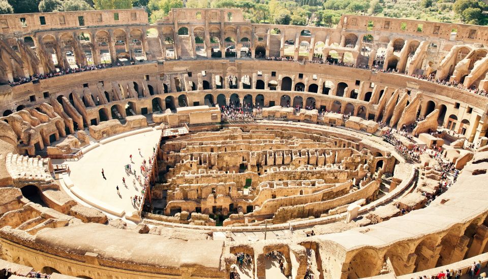 Rome: Colosseum Underground & Roman Forum Guided Tour - Admiring Palatine Hill Views