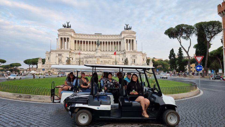 Rome: Highlights and Hidden Sights Golf Cart Tour - Transportation and Convenience