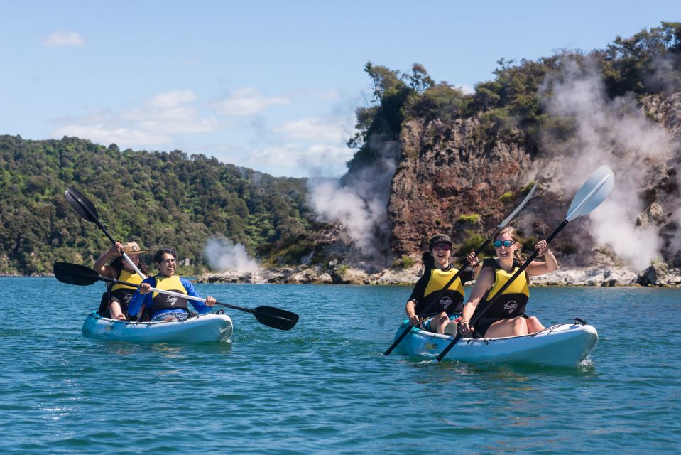 Rotorua: Guided Waimangu Walk and Steaming Cliffs Kayak Tour - Frequently Asked Questions