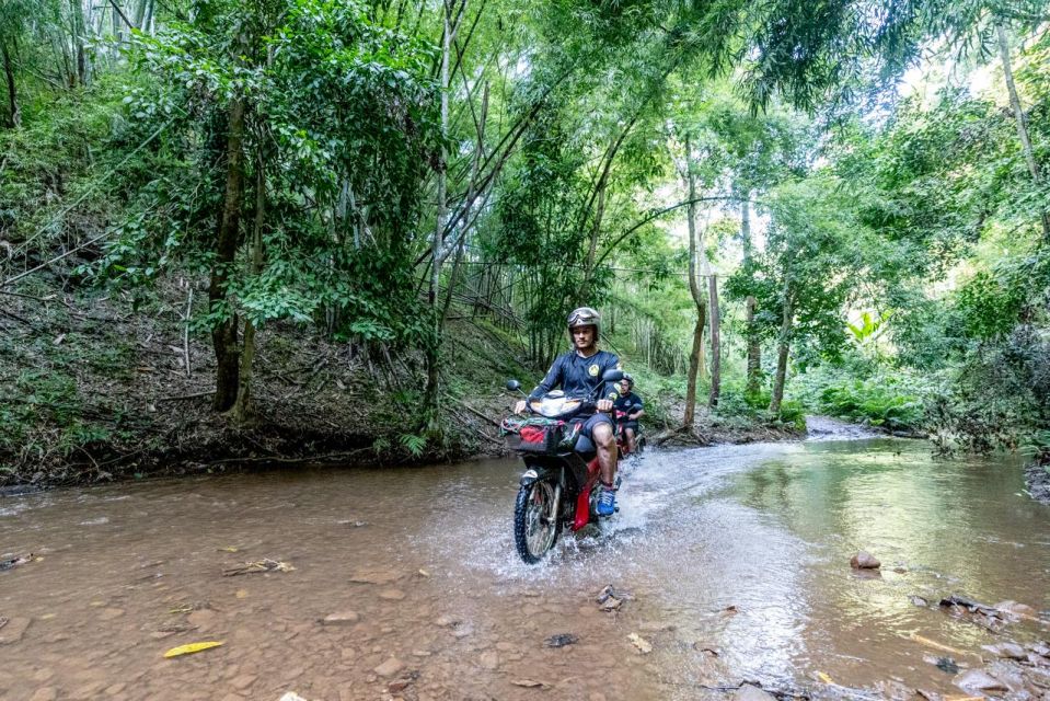 Scooter Adventure Incl Elephants, Cave - Return to Chiang Mai