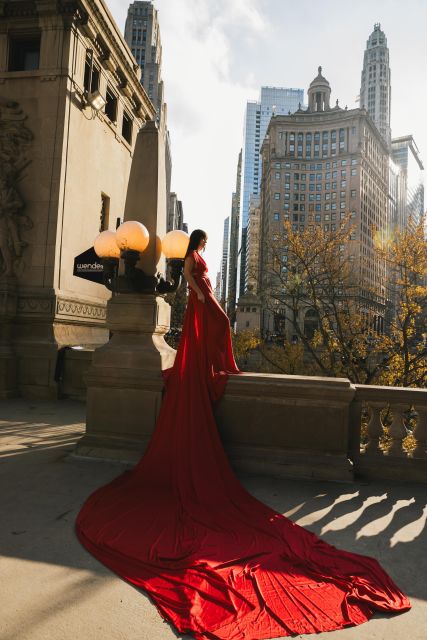 Chicago: Luxury Private Flying Dress Photoshoot 2 Locations - Frequently Asked Questions