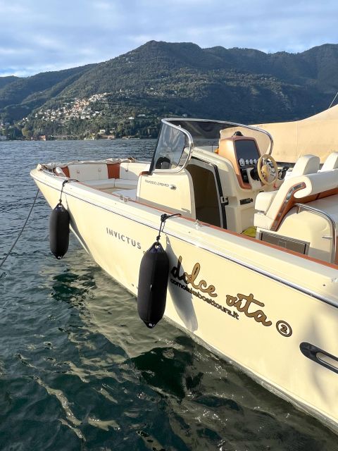 Lake Como: Glamour Private Tour 3 Hours Invictus Boat - Recap