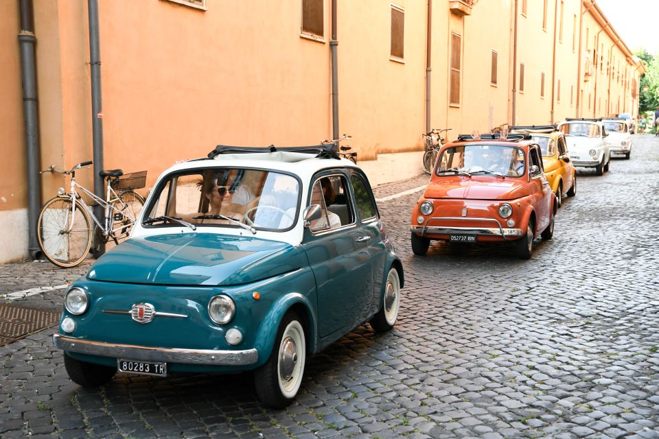 Rome: Tour in a Vintage ‘90s Fiat 500 With Paparazzi Photo - Frequently Asked Questions