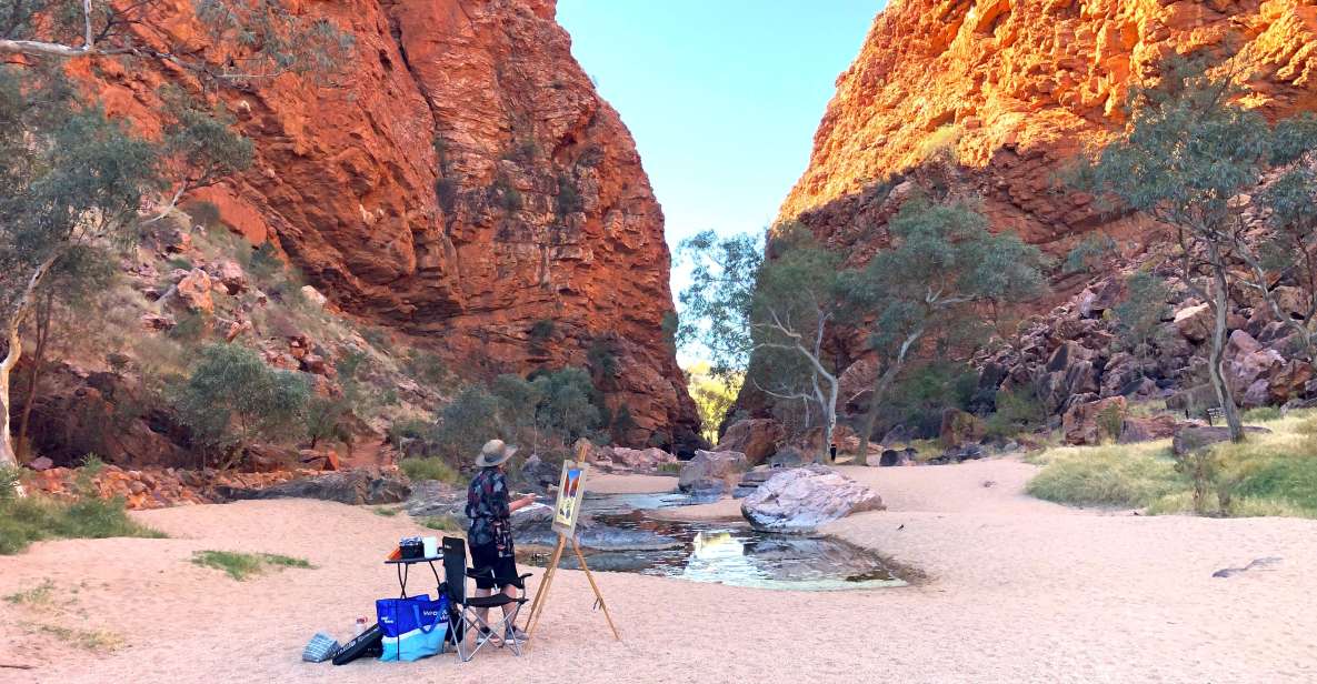 Alice Springs: Simpsons Gap Sunset Watercolor Painting Class - Key Points