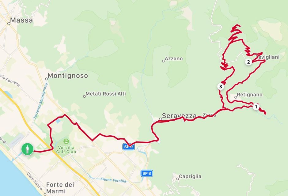 At the Foot of Mount Corchia (E-Bike Tour in the Apuan Alps) - Key Points