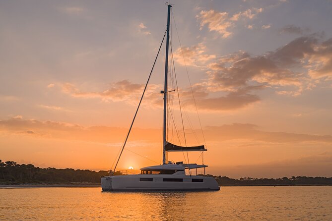 Athens Semi Private Sunset Catamaran Cruise - Key Points