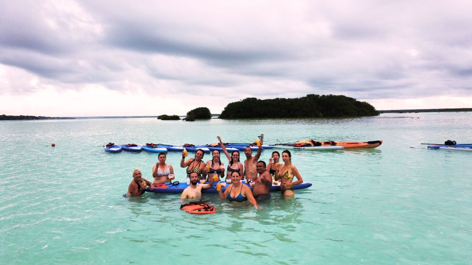 Bacalar: Sunrise Paddleboard Tour With Floating Picnic - Key Points