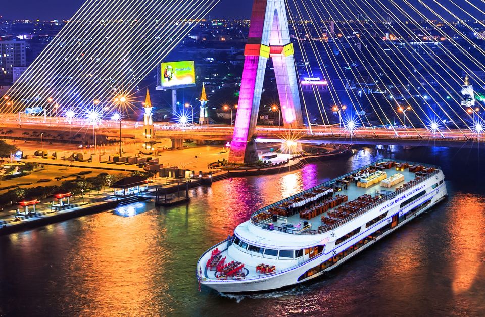 Bangkok: 2-Hour Dinner & Shows on White Orchid River Cruise - Key Points