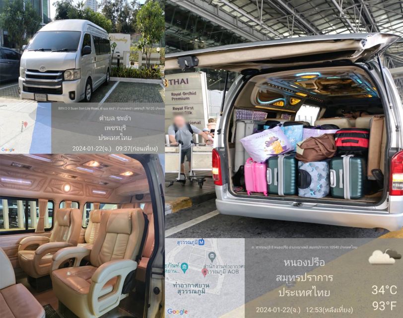 Bangkok: BKK Airport From/To Hua Hin Private Transfer - Key Points