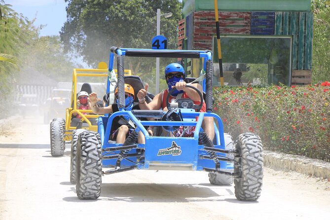 Bavaro Adventure Park Buggy Ride, Zipline Mega Splash, and Waterfall Pool - Key Points